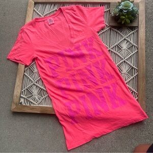 PINK Victoria’s Secret V-Neck T-Shirt Size XS